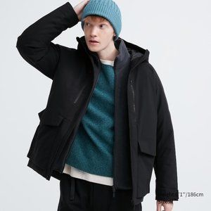 UNIQLO Black Hybrid Down Parka (3D Cut)